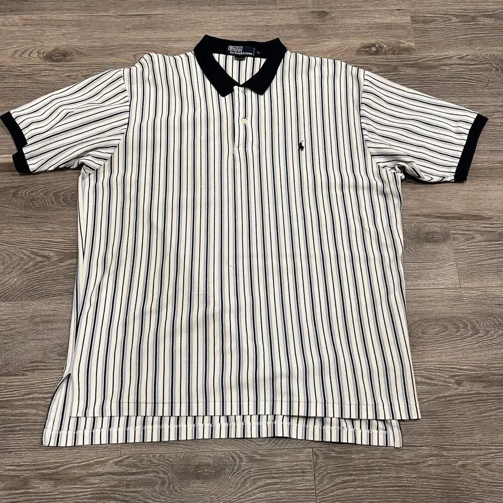Lot of 4 Polo Ralph Lauren & Brooks Bros Short Sleeve Polo Shirts XL